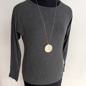 AK ANNE KLEIN Long Sleeves Tee Top NWOT